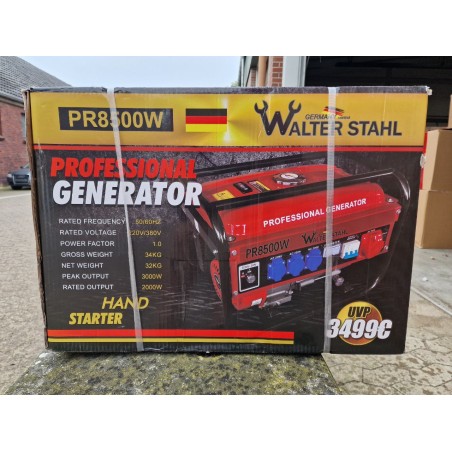 Walter Stahl Benzin Generator PR8500W